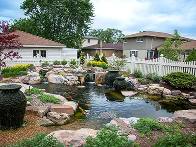 Large Backyard Pond